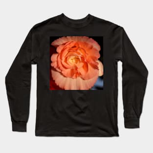 Apricot-pink Tuberous Begonia Long Sleeve T-Shirt